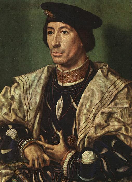 GOSSAERT, Jan (Mabuse) Portrait of Baudouin of Burgundy sg